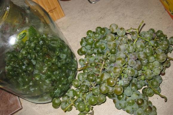 Green grape homemade wine recipes