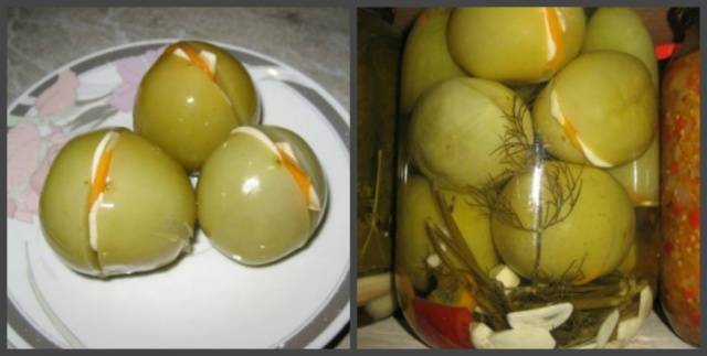 Green tomato blanks: recipes with photos