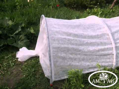 Greenhouse Accordion with covering material: description