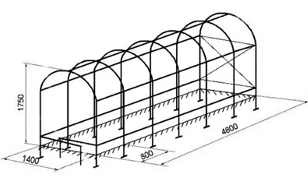 Greenhouse made of fiberglass reinforcement: advantages