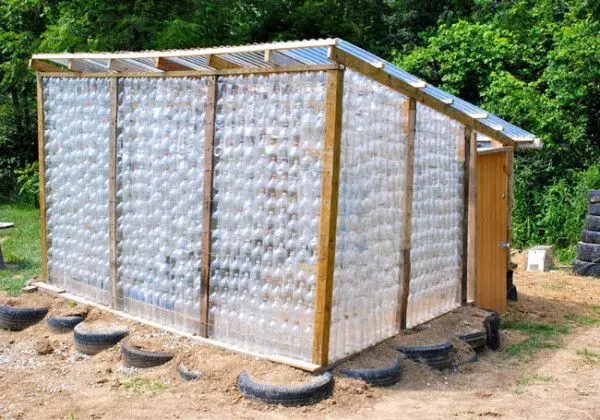 Greenhouses from plastic bottles: a master class with a photo