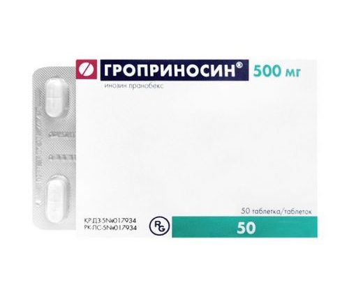 Groprinosin &#8211; composition, indications, dosage, price