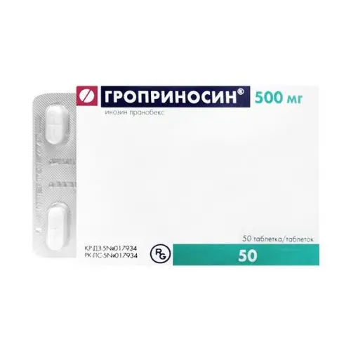 Groprinosin &#8211; composition, indications, dosage, price