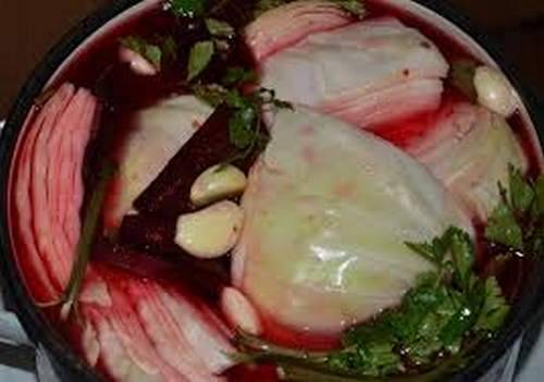 Gurian pickled cabbage