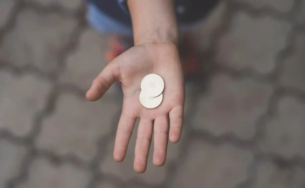 He blew a coin from his nose. The boy had breathing problems for 10 years