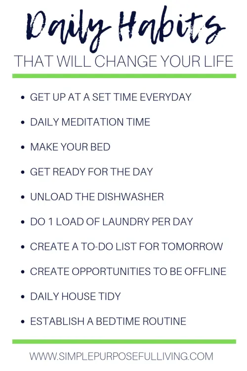 Healthy habits that will improve your daily life