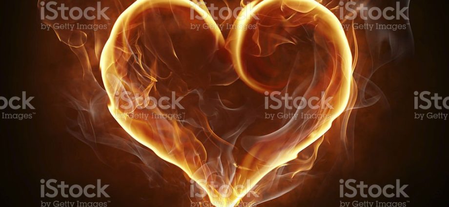 Heart on fire