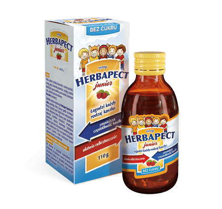 Herbapect Junior &#8211; syrup soothing cough in children. How long can Herbapect Junior be used?