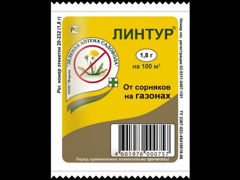 Herbicide Lintur: instructions for use 