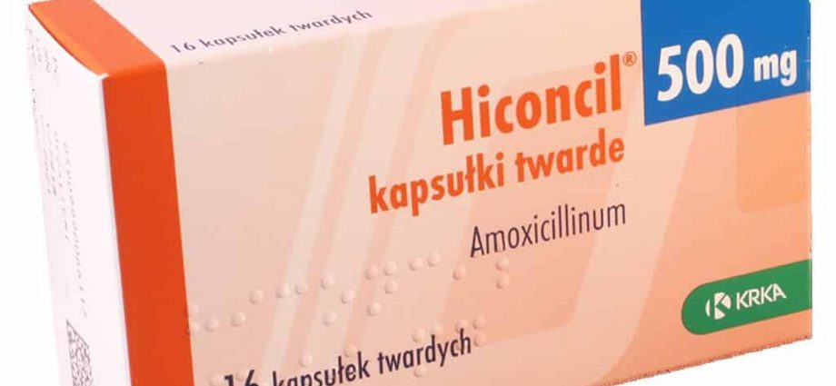 Hiconcil &#8211; application, precautions