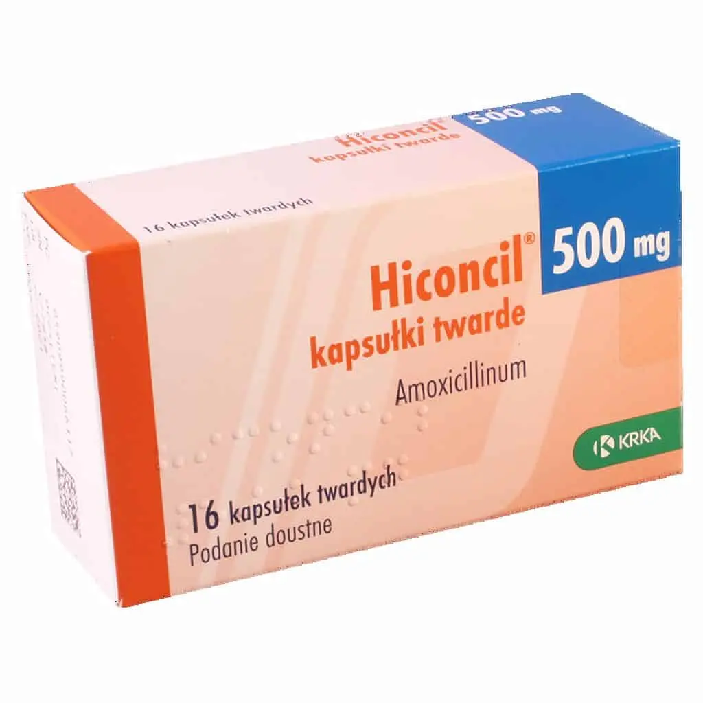 Hiconcil &#8211; application, precautions