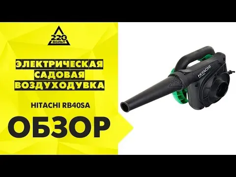 Hitachi rb40sa blower vacuum cleaner