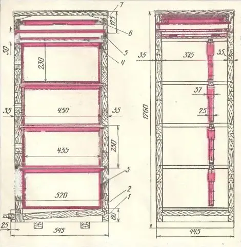 Hive Root 10 frames + drawings