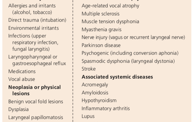 Hoarseness &#8211; causes, allergy, pre-medical help