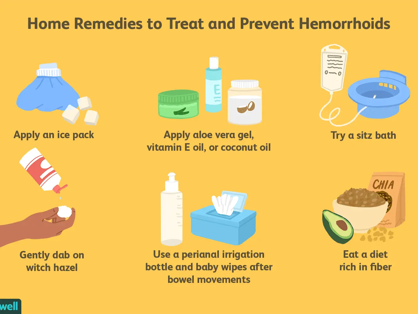 Home remedies for hemorrhoids &#8211; diet, hygiene, sitz baths, toilet habits