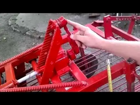 Homemade potato digger for motoblock