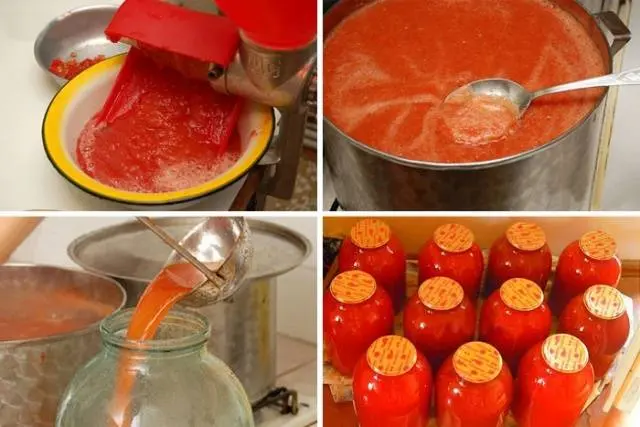 Homemade tomato juice for the winter: recipes