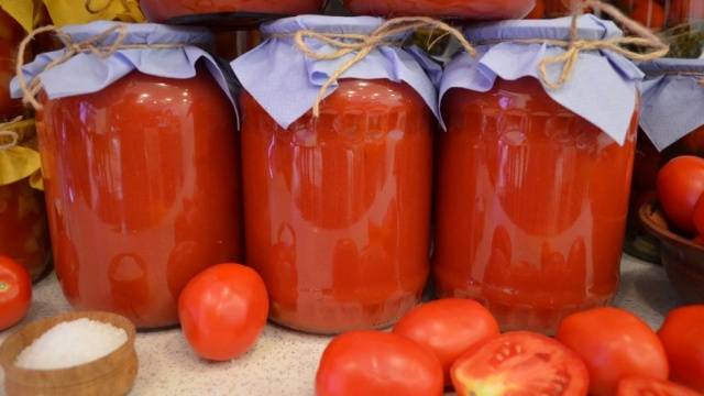 Homemade tomato juice for the winter: recipes