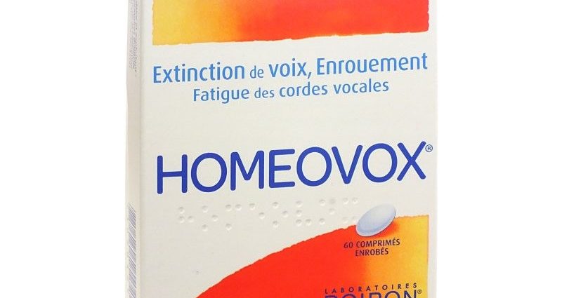 Homeovox &#8211; composition, properties, contraindications