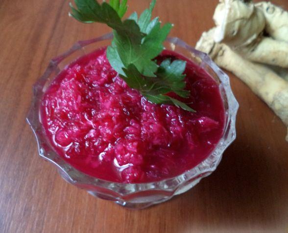 Horseradish with beets: recipes for the winter