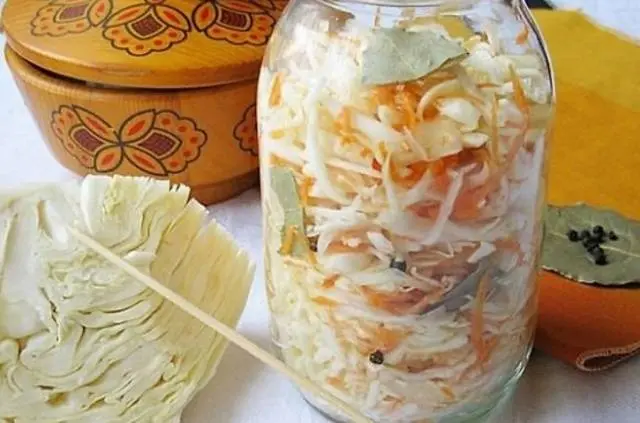 Hot Pickled Cabbage