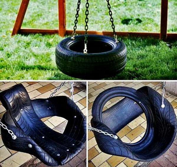 How and how to paint tires for a flower bed: interesting design ideas + photos