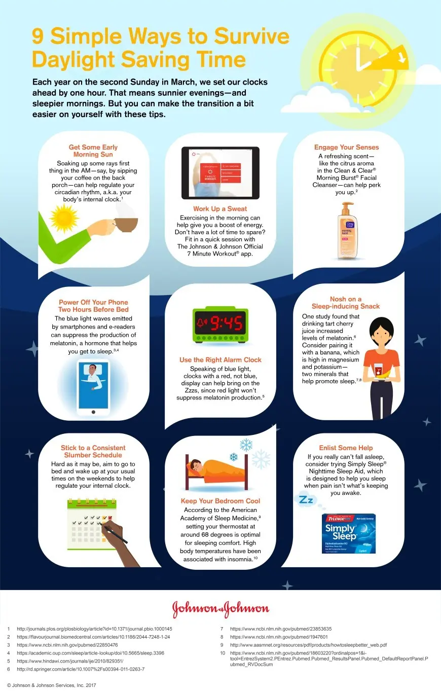 How can I make daylight saving time easier for myself? There are several ways