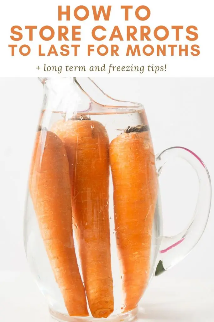 How long can you keep carrots in the fridge 