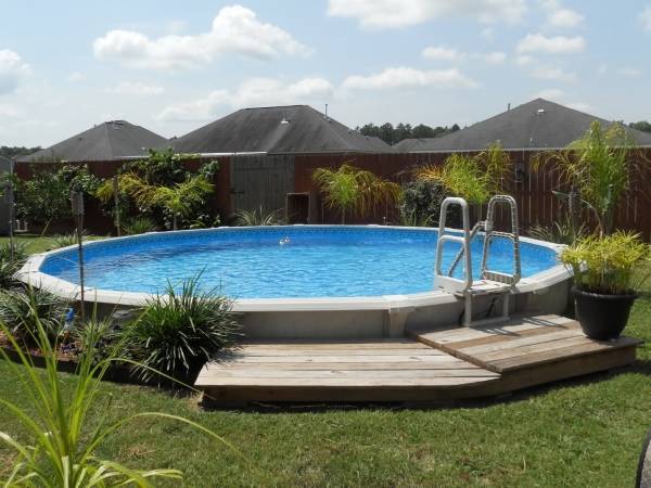 How to arrange a frame pool in the country + photo