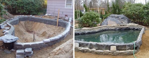 How to arrange a frame pool in the country + photo