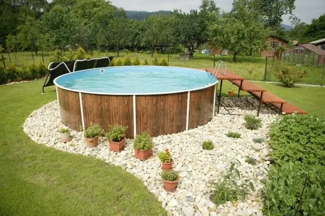 How to arrange a frame pool in the country + photo