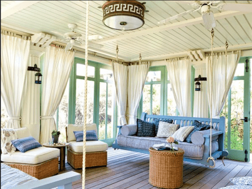 How to arrange a veranda in a village house + photo 