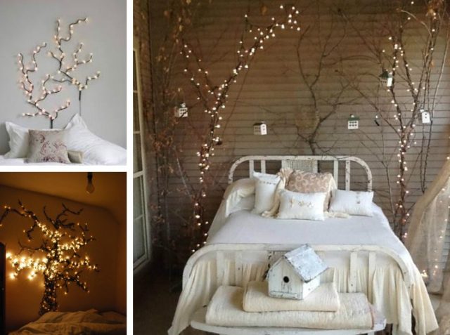 How to attach a garland to a wall without nails: drawings, shapes, ideas and decor options