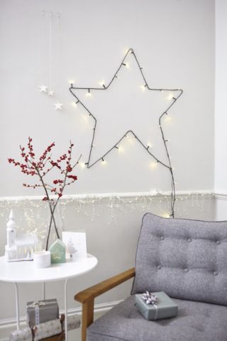 How to attach a garland to a wall without nails: drawings, shapes, ideas and decor options