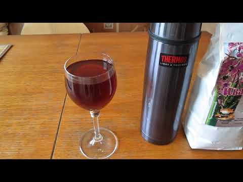 How to brew and drink dried rose hips in a thermos