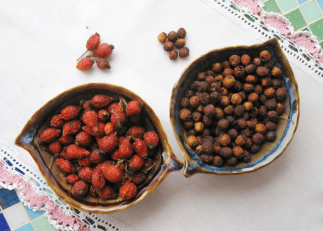 How to brew and drink dried rose hips in a thermos