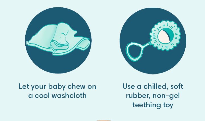 How to bring relief to a teething baby?