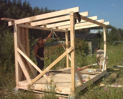 How to build a barn with your own hands + projects