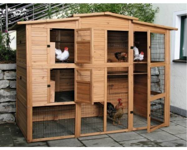 How to build a chicken coop from improvised materials