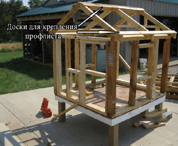 How to build a chicken coop out of pallets 