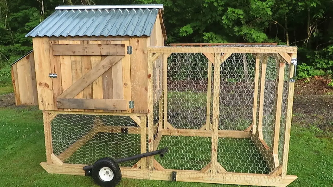 How to build a chicken coop out of pallets 