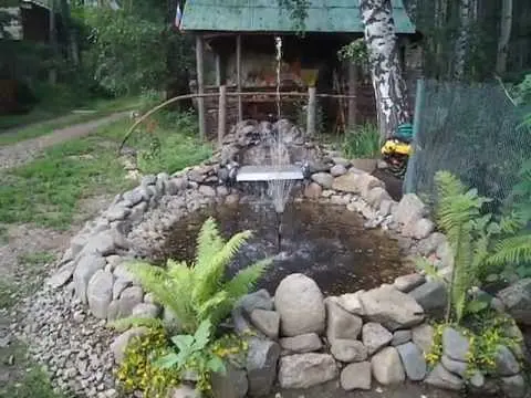 How to build a fountain in the country with your own hands 