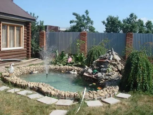 How to build a fountain in the country with your own hands 