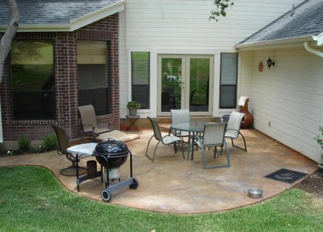 How to build a patio in the country