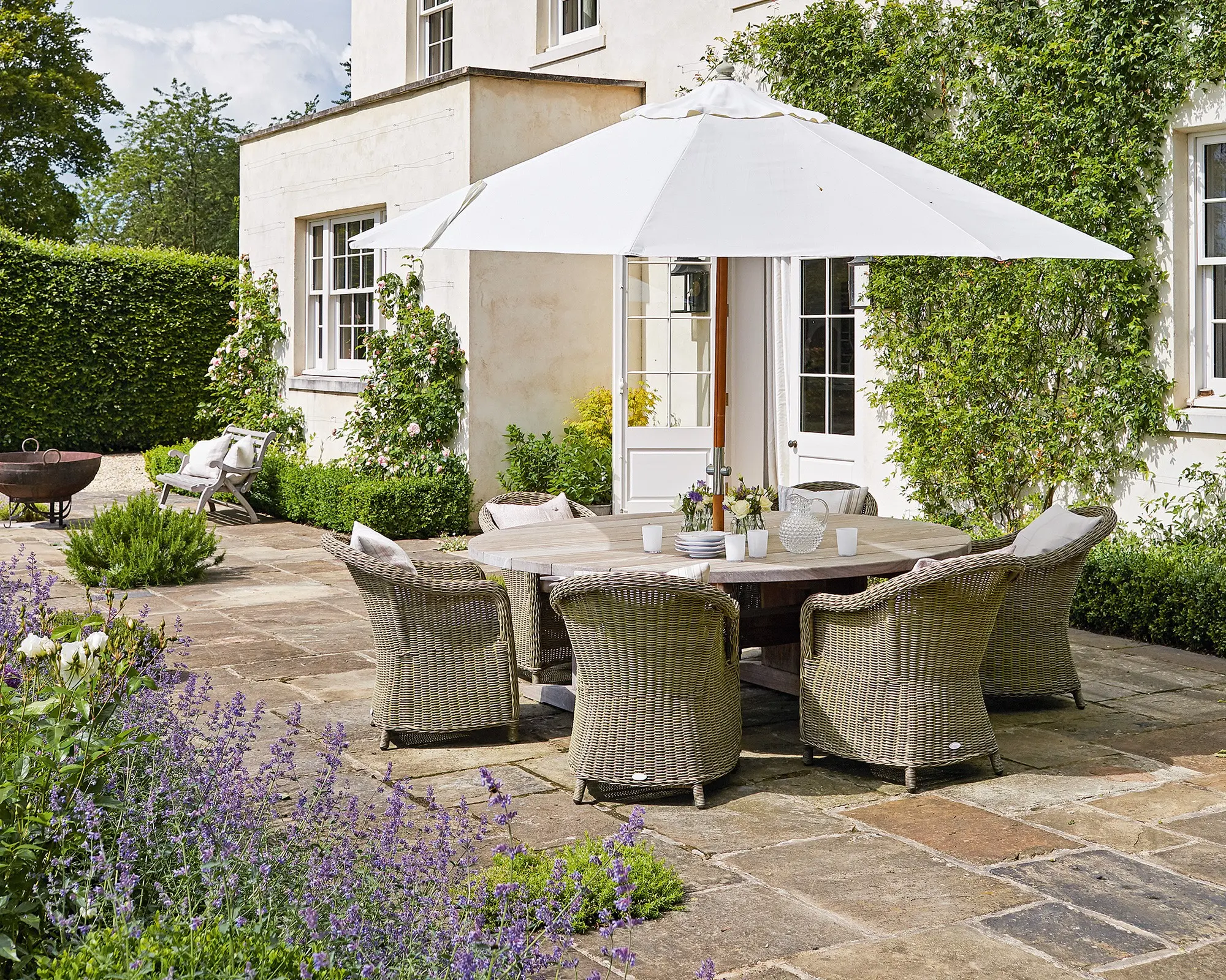 How to build a patio in the country