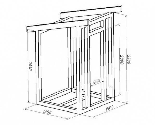 How to build a wooden toilet in the country