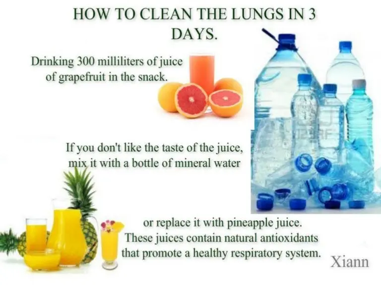 How to clean the lungs?