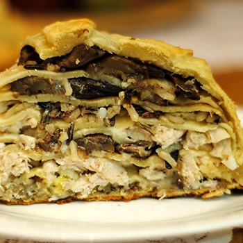 How to cook a pie with mushrooms and chicken (recipes and photos)