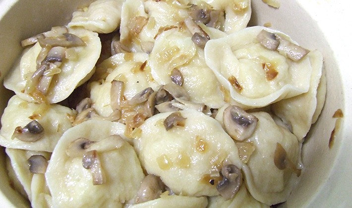 How to cook dumplings with mushrooms