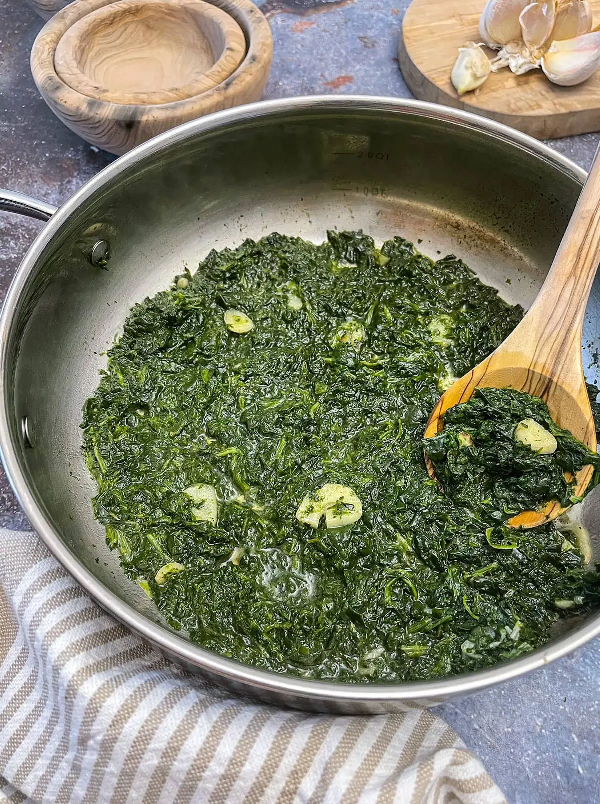 How to cook frozen spinach